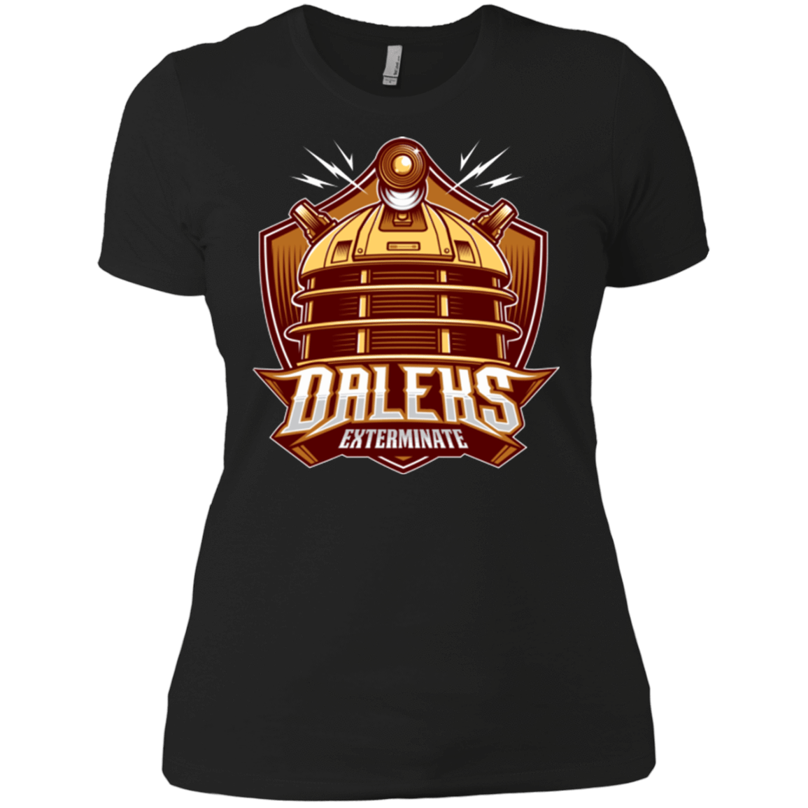 T-Shirts Black / X-Small Dr. Who Daleks Women's Premium T-Shirt