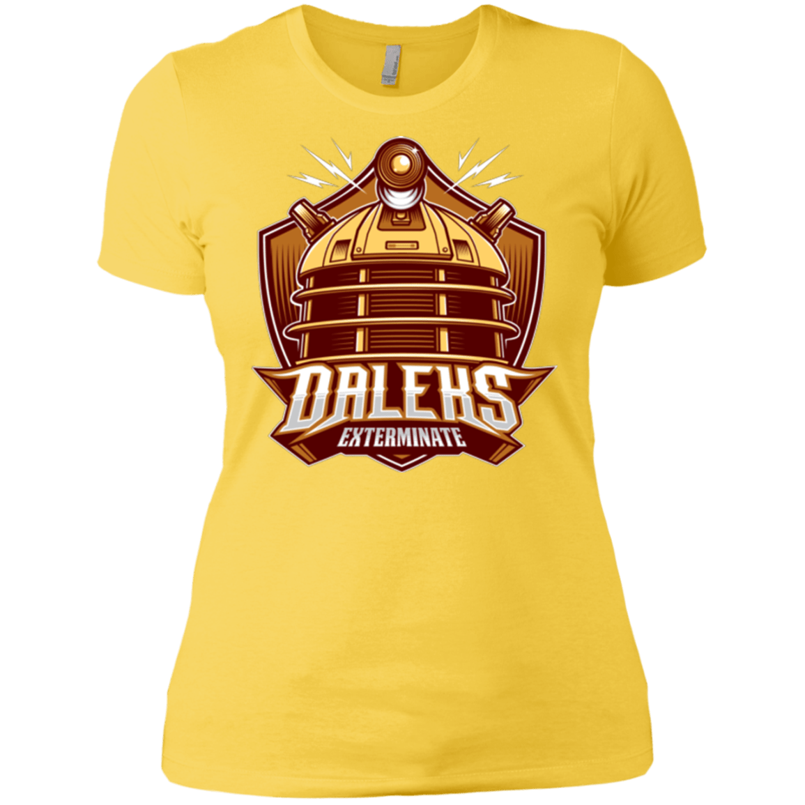 T-Shirts Vibrant Yellow / X-Small Dr. Who Daleks Women's Premium T-Shirt