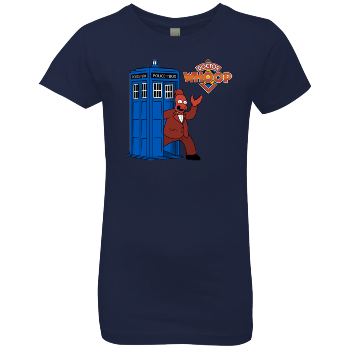 T-Shirts Midnight Navy / YXS Dr. Whoop Girls Premium T-Shirt