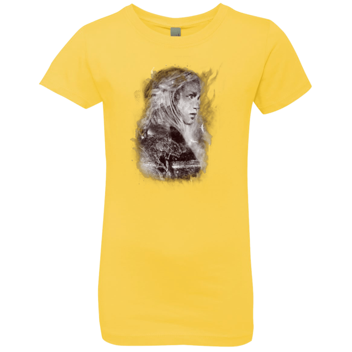 T-Shirts Vibrant Yellow / YXS Dracarys Girls Premium T-Shirt