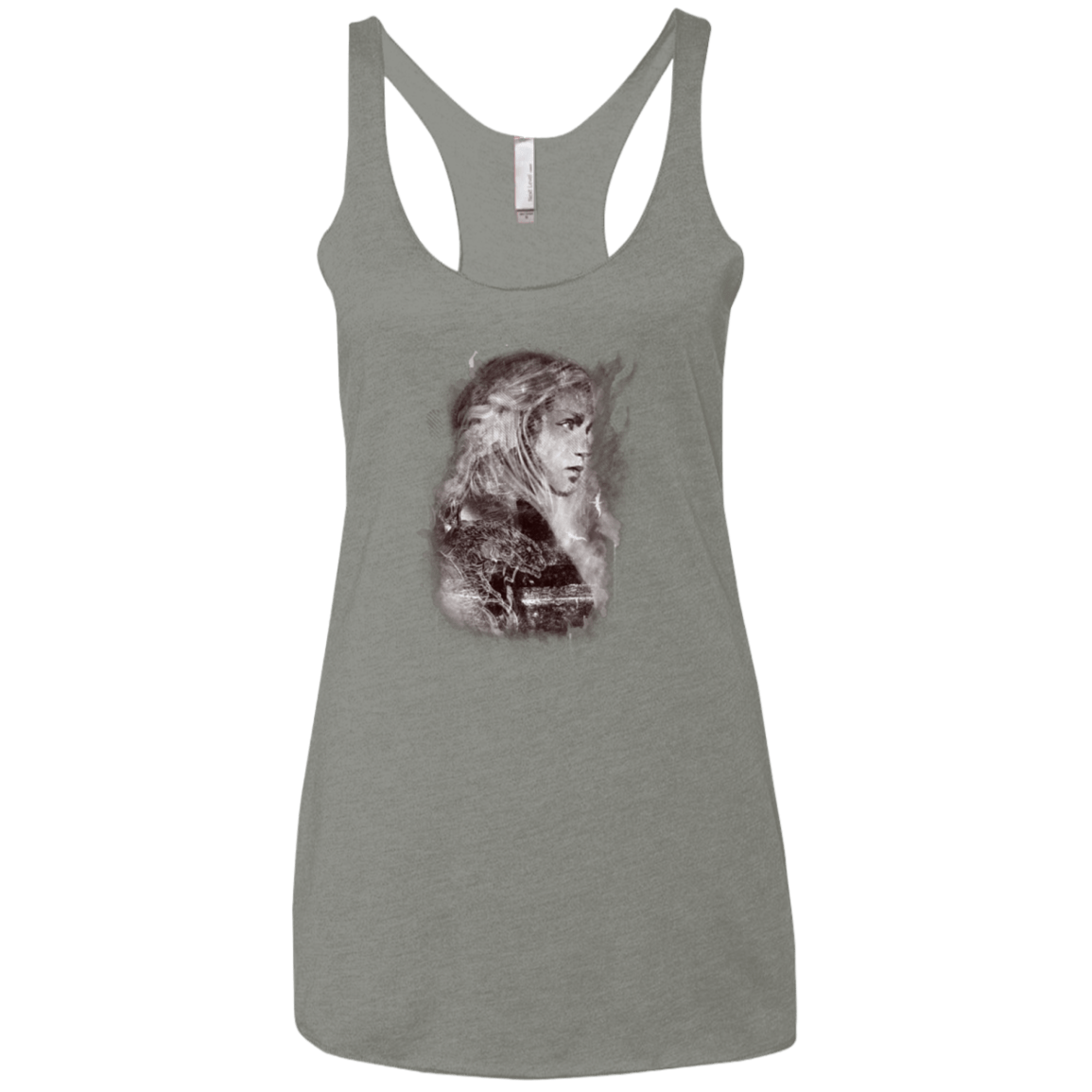 T-Shirts Venetian Grey / X-Small Dracarys Women's Triblend Racerback Tank