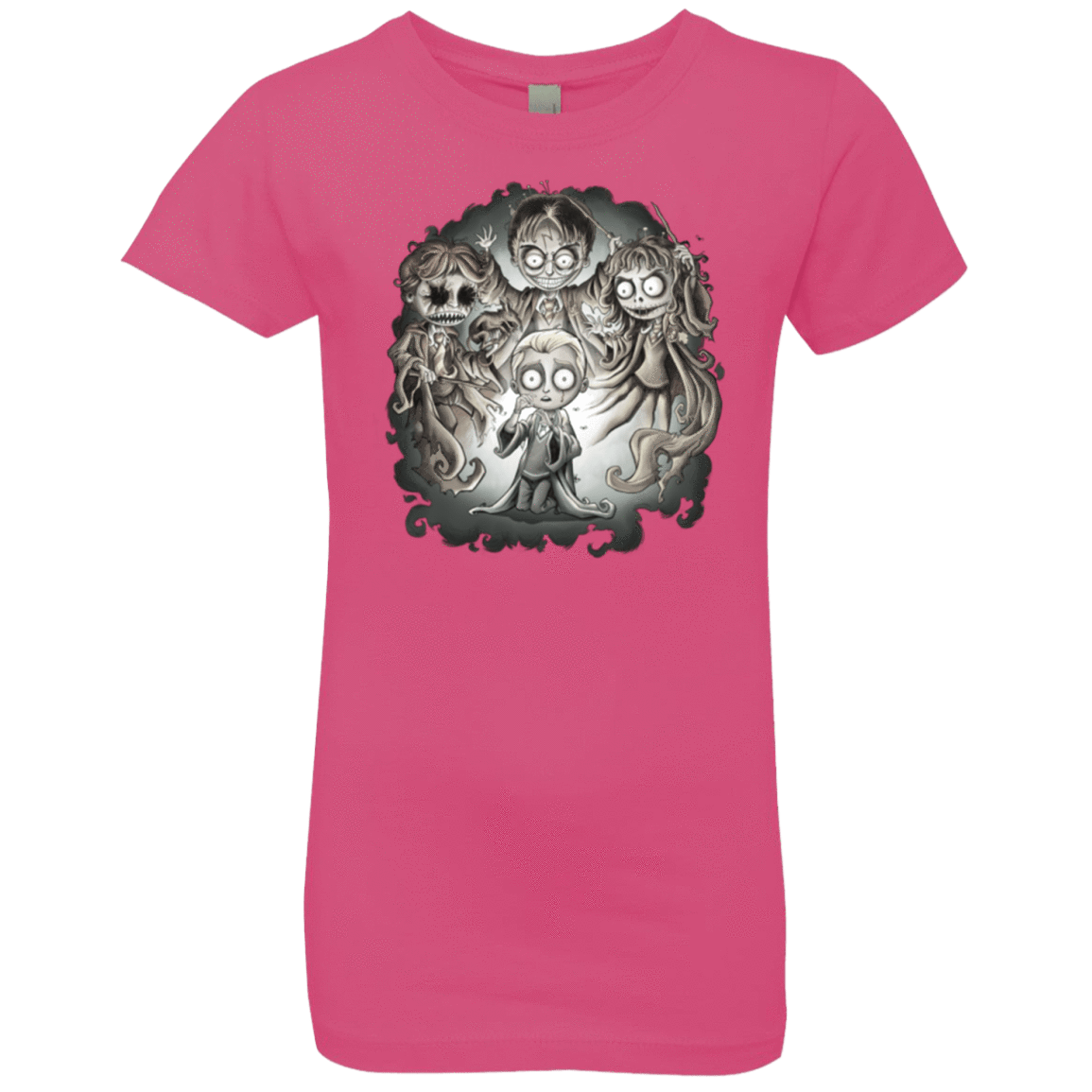 T-Shirts Hot Pink / YXS Dracos Nightmare Girls Premium T-Shirt
