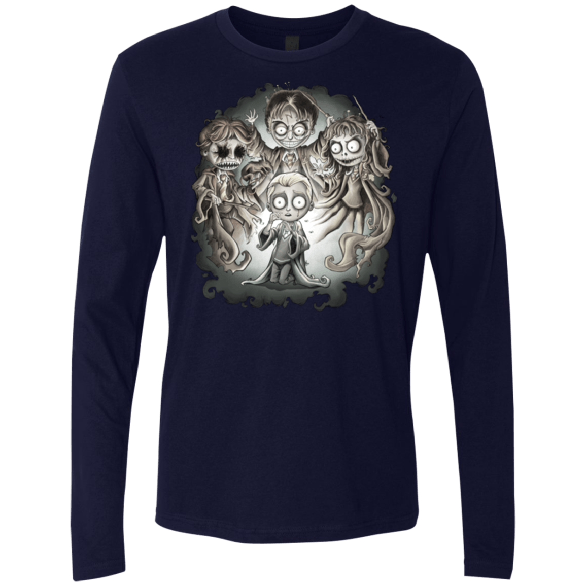 T-Shirts Midnight Navy / Small Dracos Nightmare Men's Premium Long Sleeve