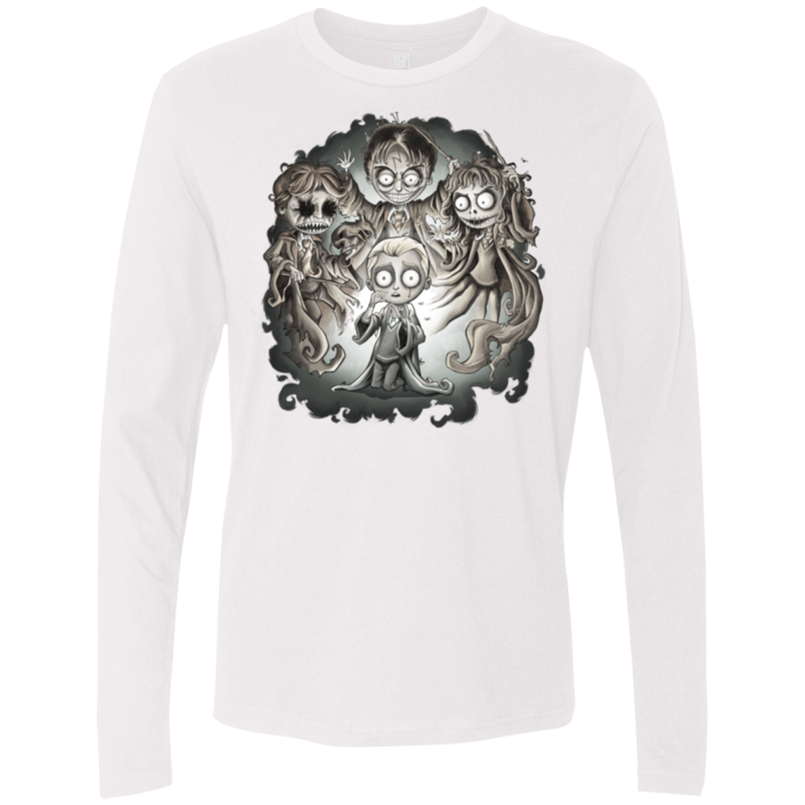T-Shirts White / Small Dracos Nightmare Men's Premium Long Sleeve