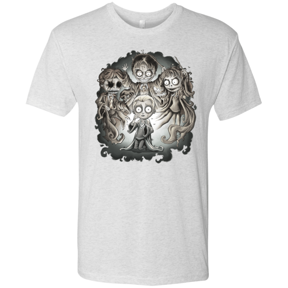 T-Shirts Heather White / Small Dracos Nightmare Men's Triblend T-Shirt