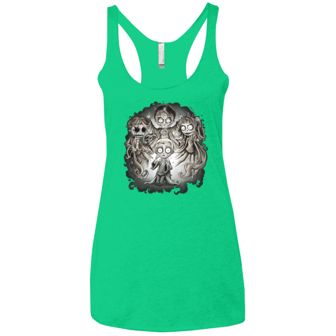 T-Shirts Envy / X-Small Dracos Nightmare Women's Triblend Racerback Tank
