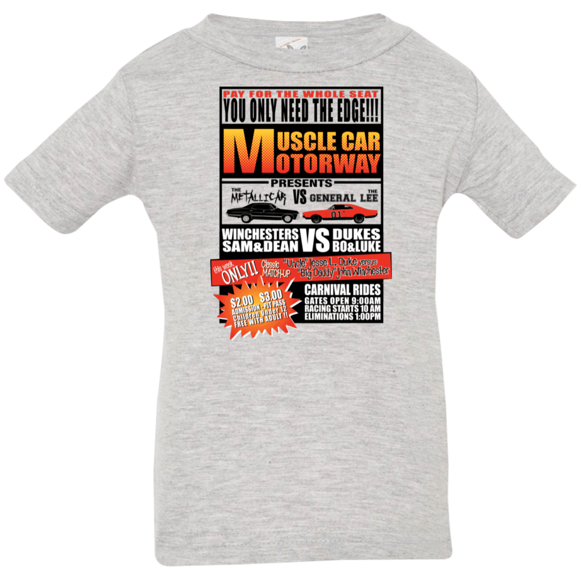 T-Shirts Heather Grey / 6 Months Drag Race Infant Premium T-Shirt