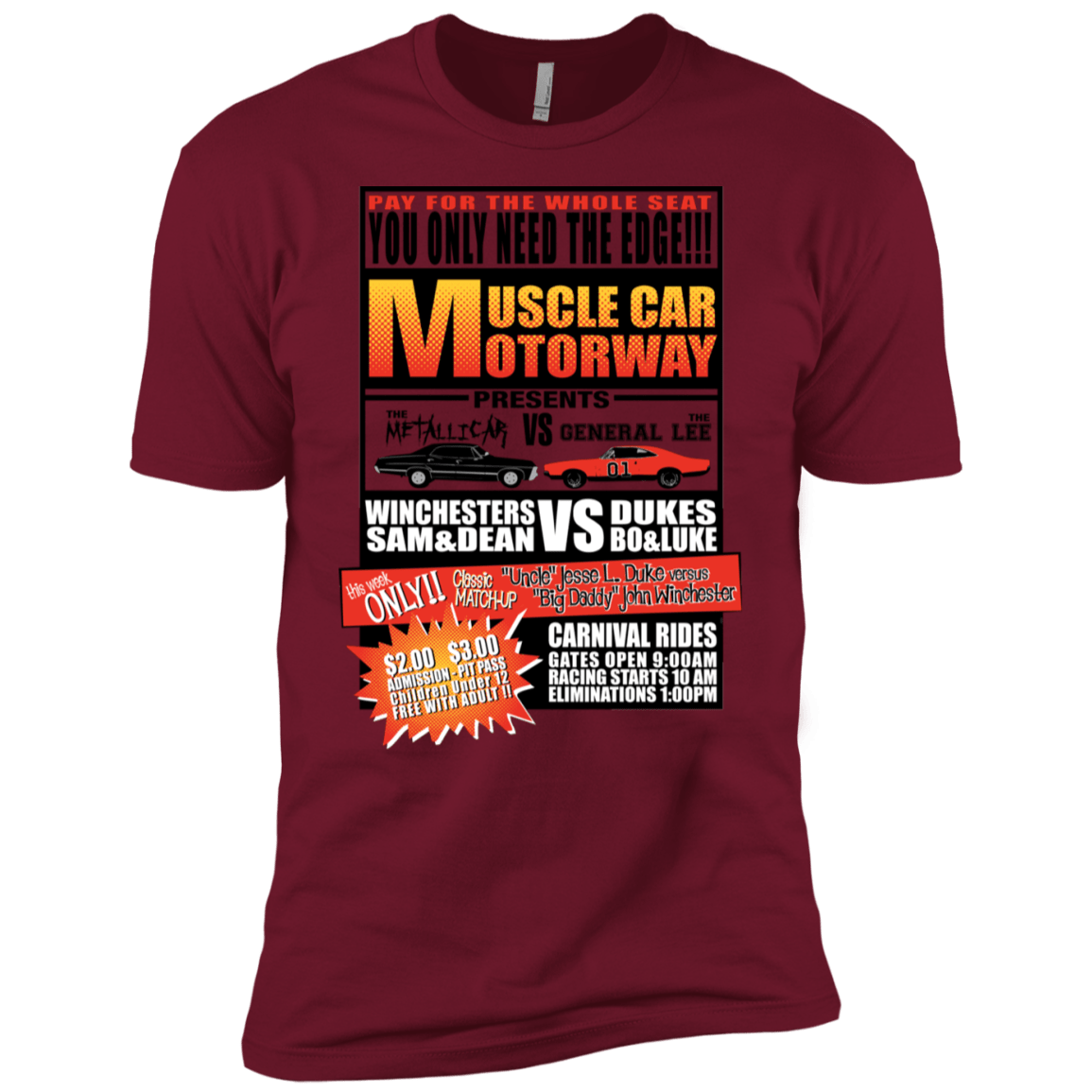 T-Shirts Cardinal / X-Small Drag Race Men's Premium T-Shirt