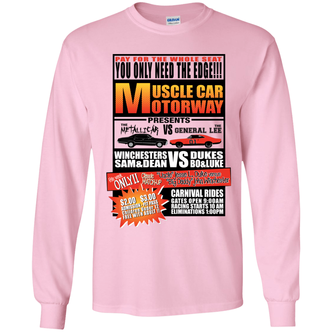 T-Shirts Light Pink / YS Drag Race Youth Long Sleeve T-Shirt