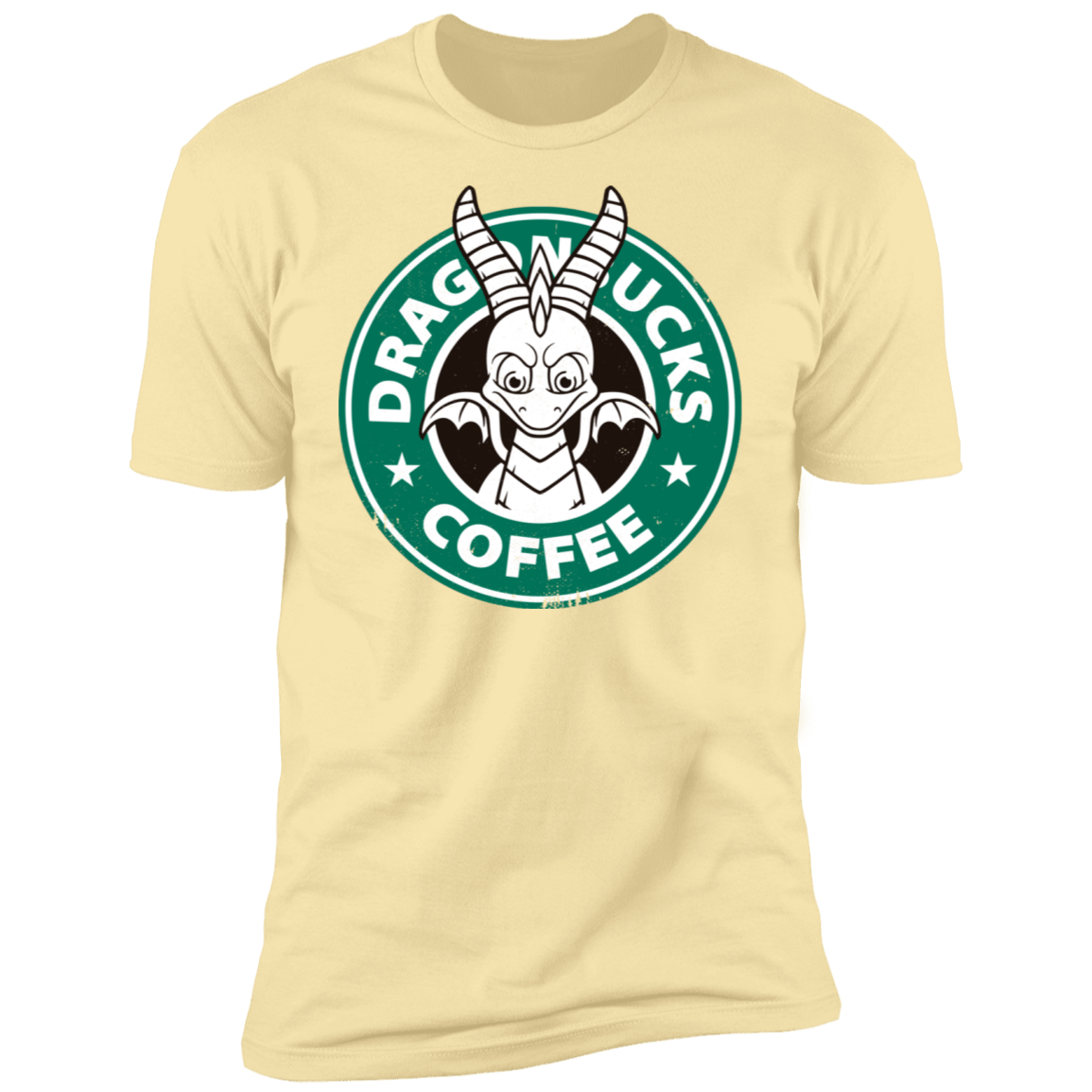 T-Shirts Banana Cream / S Dragon Coffee Men's Premium T-Shirt