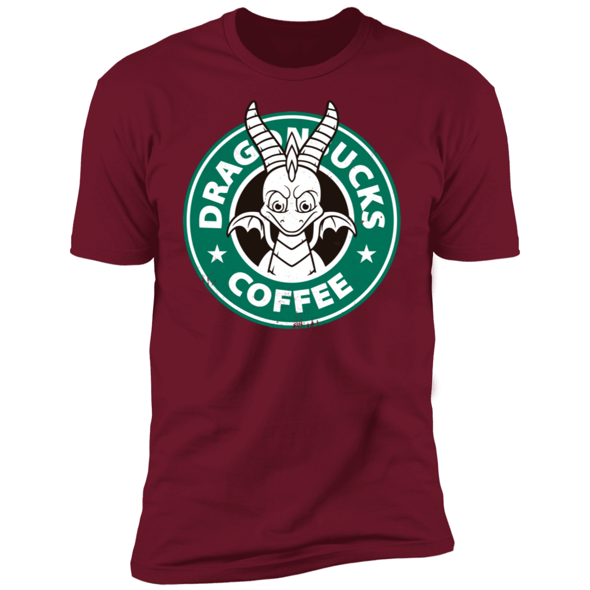 T-Shirts Cardinal / S Dragon Coffee Men's Premium T-Shirt