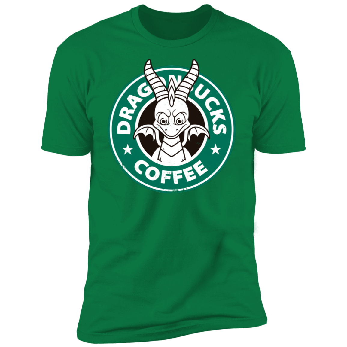 T-Shirts Kelly Green / S Dragon Coffee Men's Premium T-Shirt