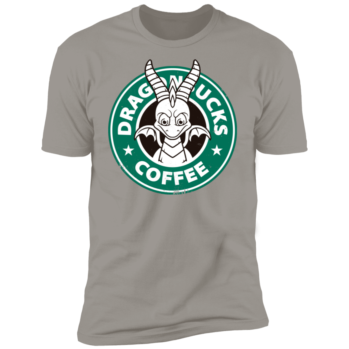 T-Shirts Light Grey / S Dragon Coffee Men's Premium T-Shirt