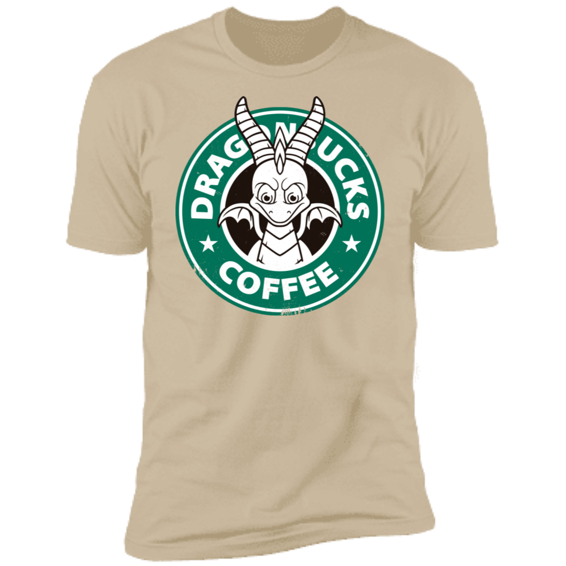 T-Shirts Sand / S Dragon Coffee Men's Premium T-Shirt