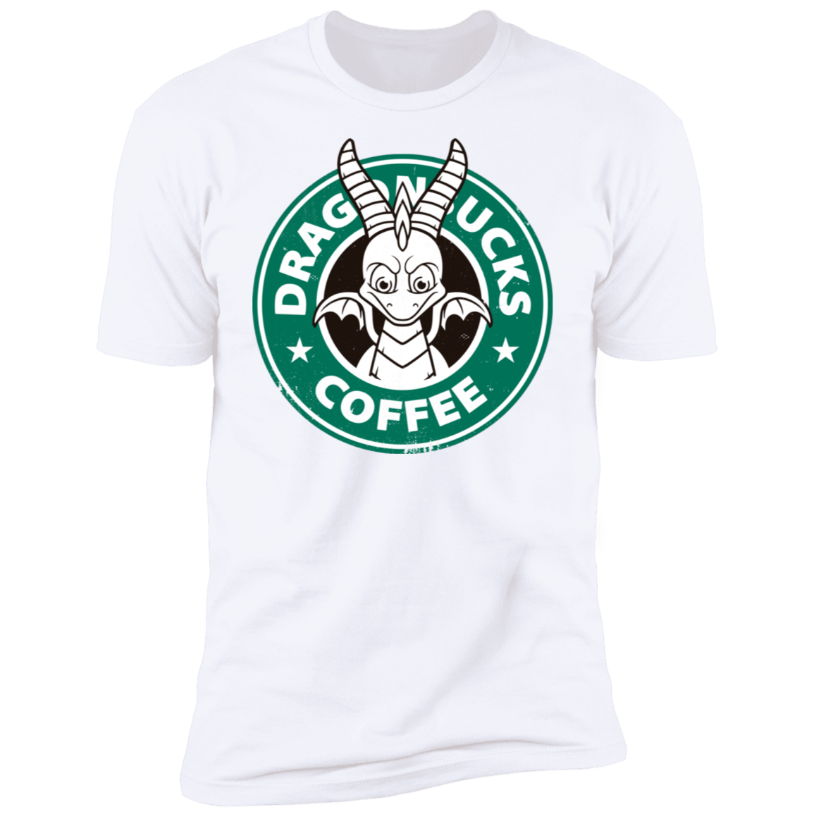 T-Shirts White / S Dragon Coffee Men's Premium T-Shirt