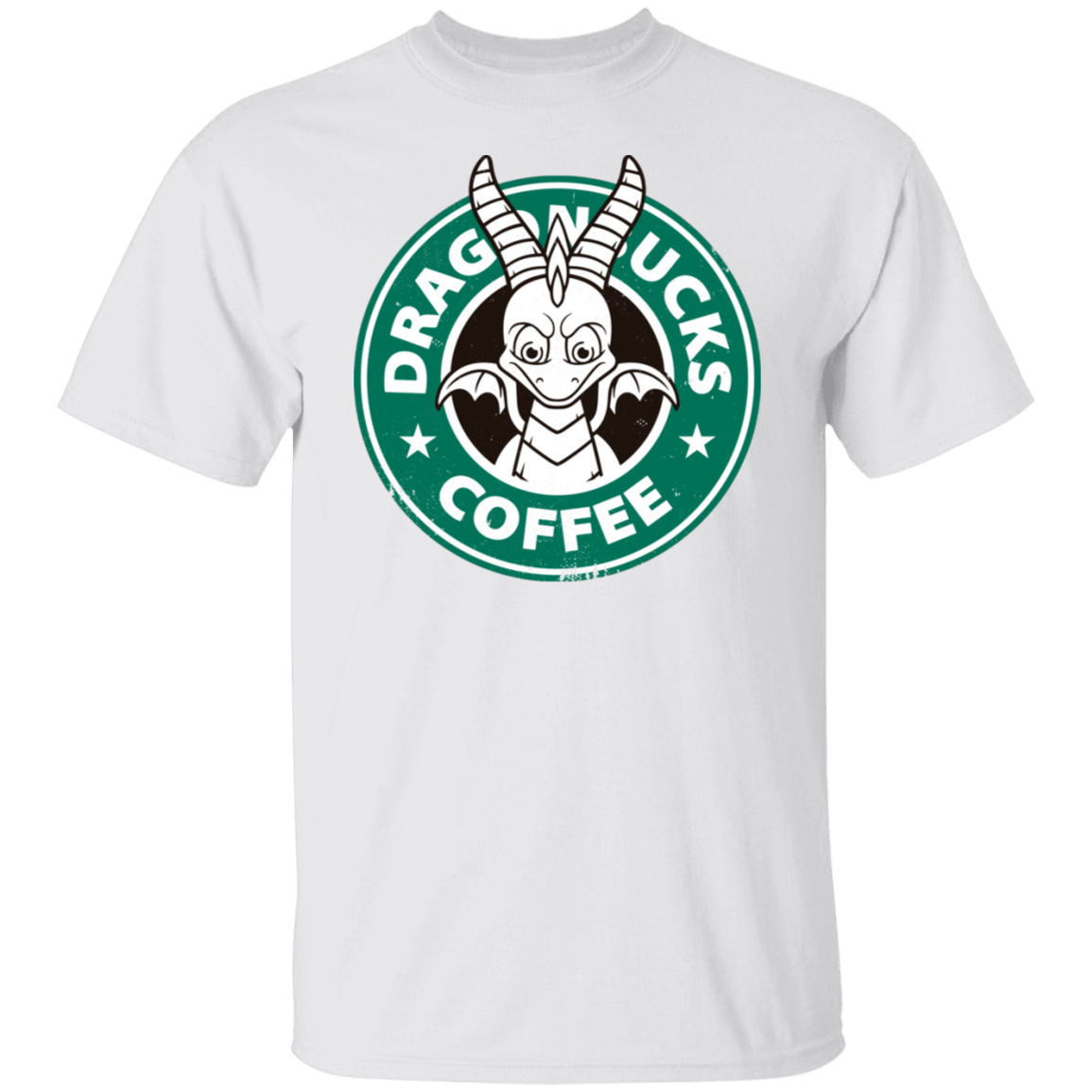 T-Shirts White / S Dragon Coffee T-Shirt