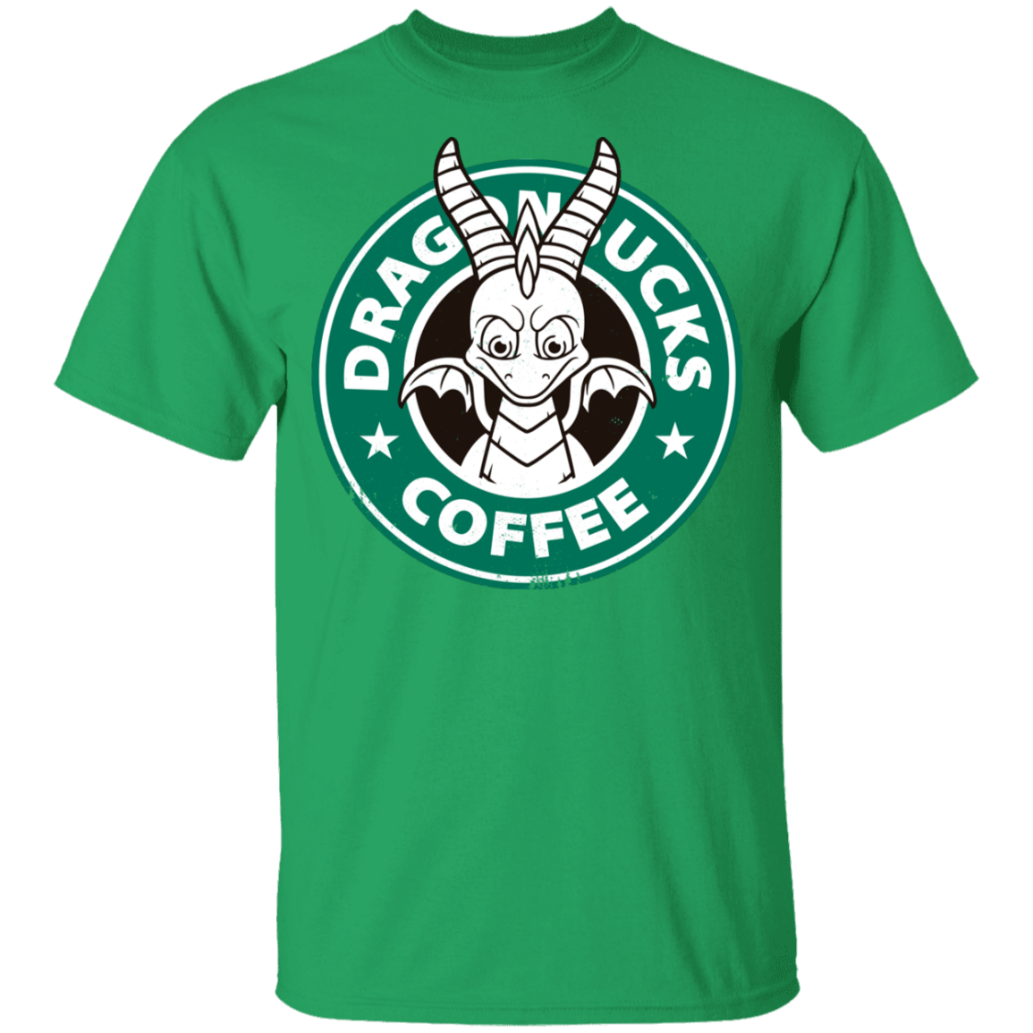 T-Shirts Irish Green / YXS Dragon Coffee Youth T-Shirt