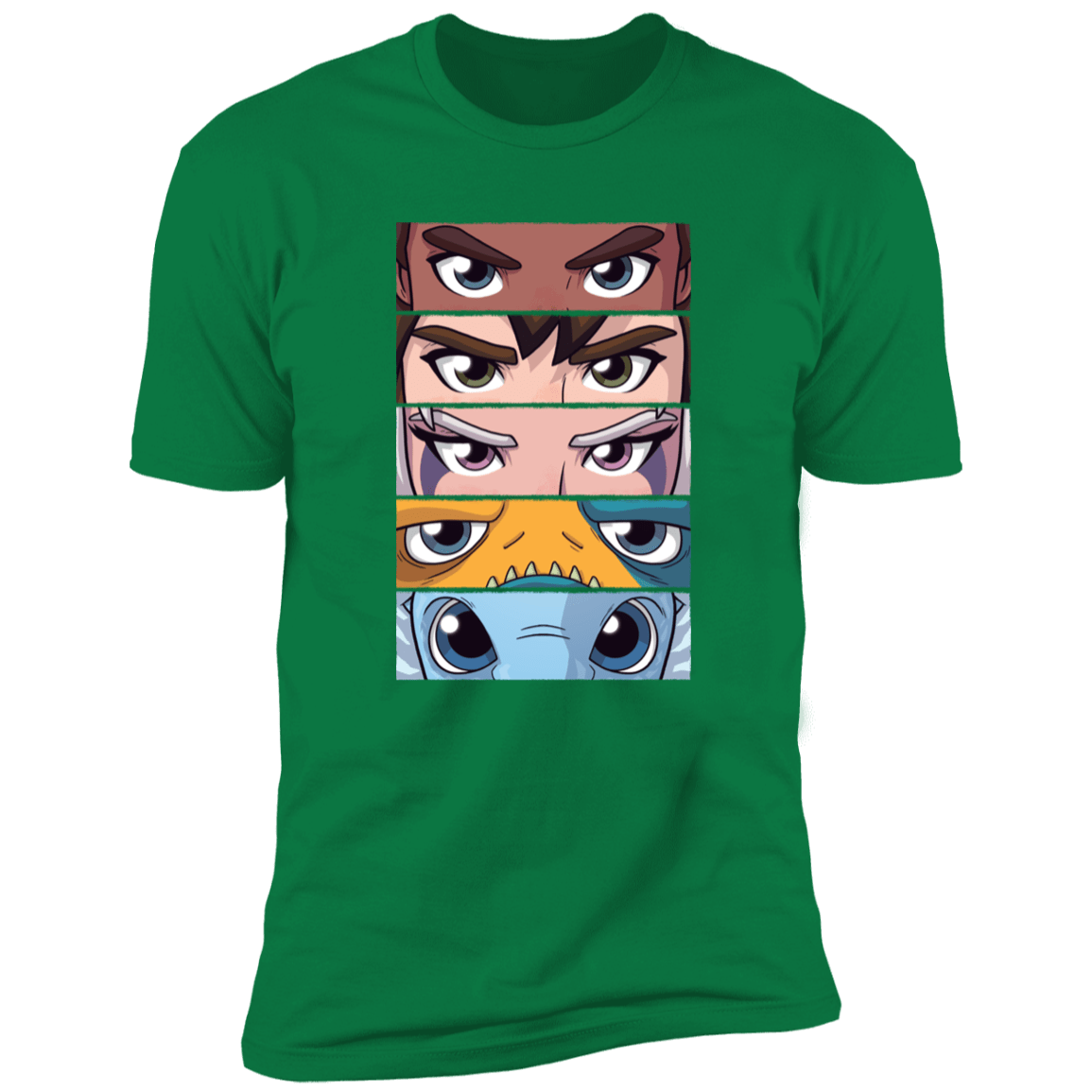 T-Shirts Kelly Green / S Dragon Eyes Men's Premium T-Shirt