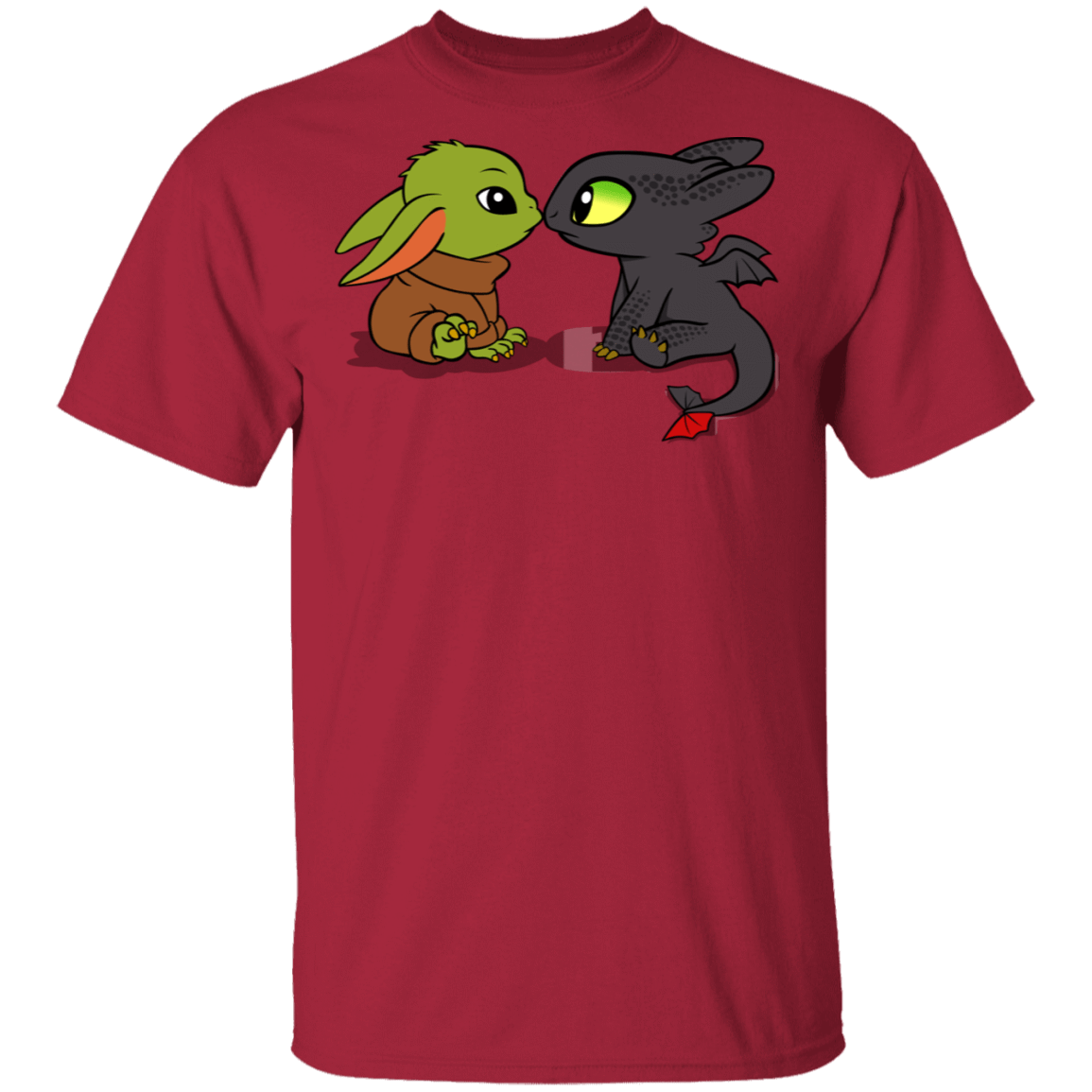 T-Shirts Cardinal / S Dragon Fury Baby Yoda T-Shirt