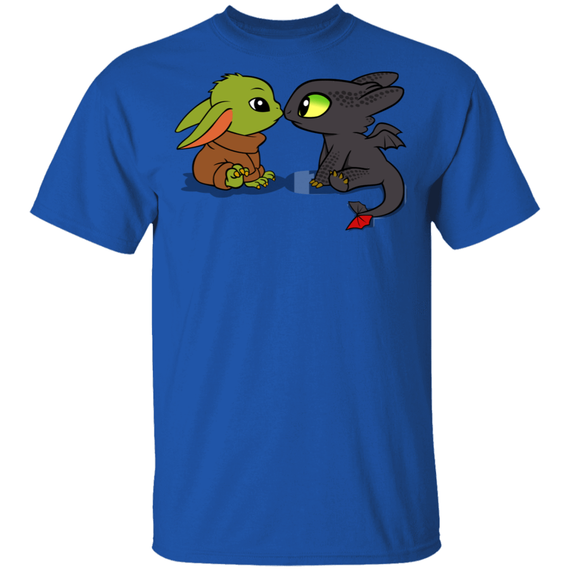 T-Shirts Royal / S Dragon Fury Baby Yoda T-Shirt