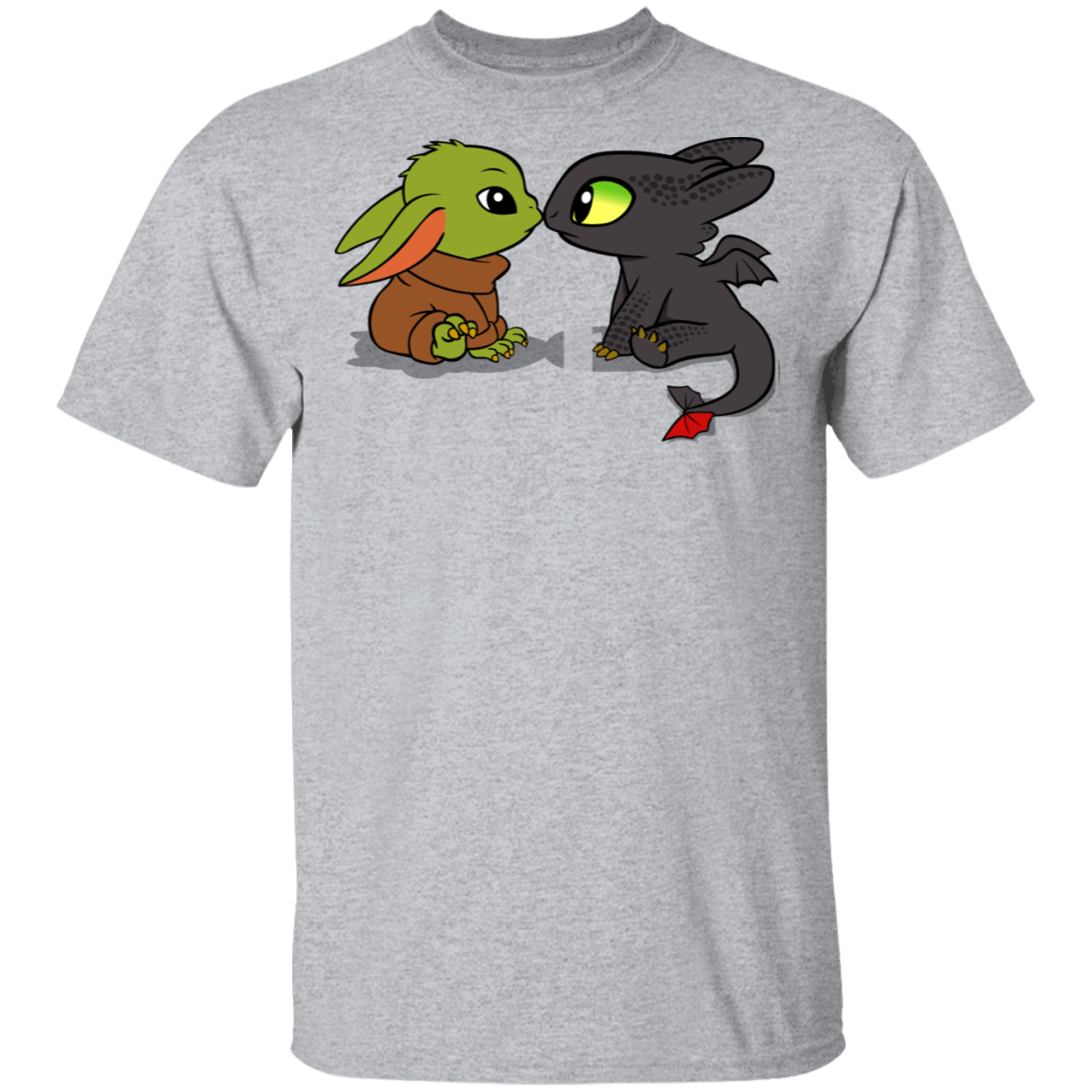 T-Shirts Sport Grey / S Dragon Fury Baby Yoda T-Shirt