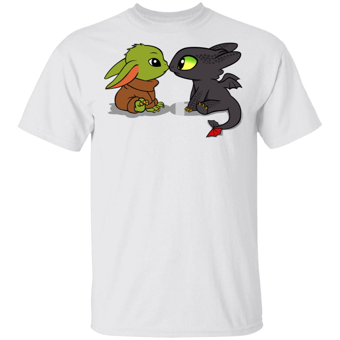 T-Shirts White / S Dragon Fury Baby Yoda T-Shirt