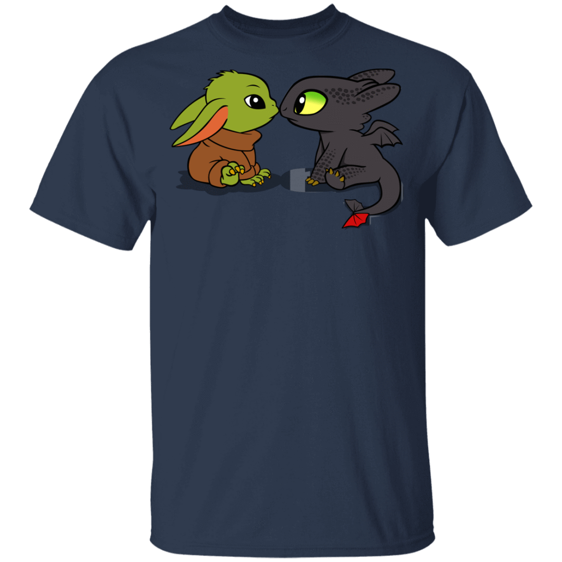 T-Shirts Navy / YXS Dragon Fury Baby Yoda Youth T-Shirt