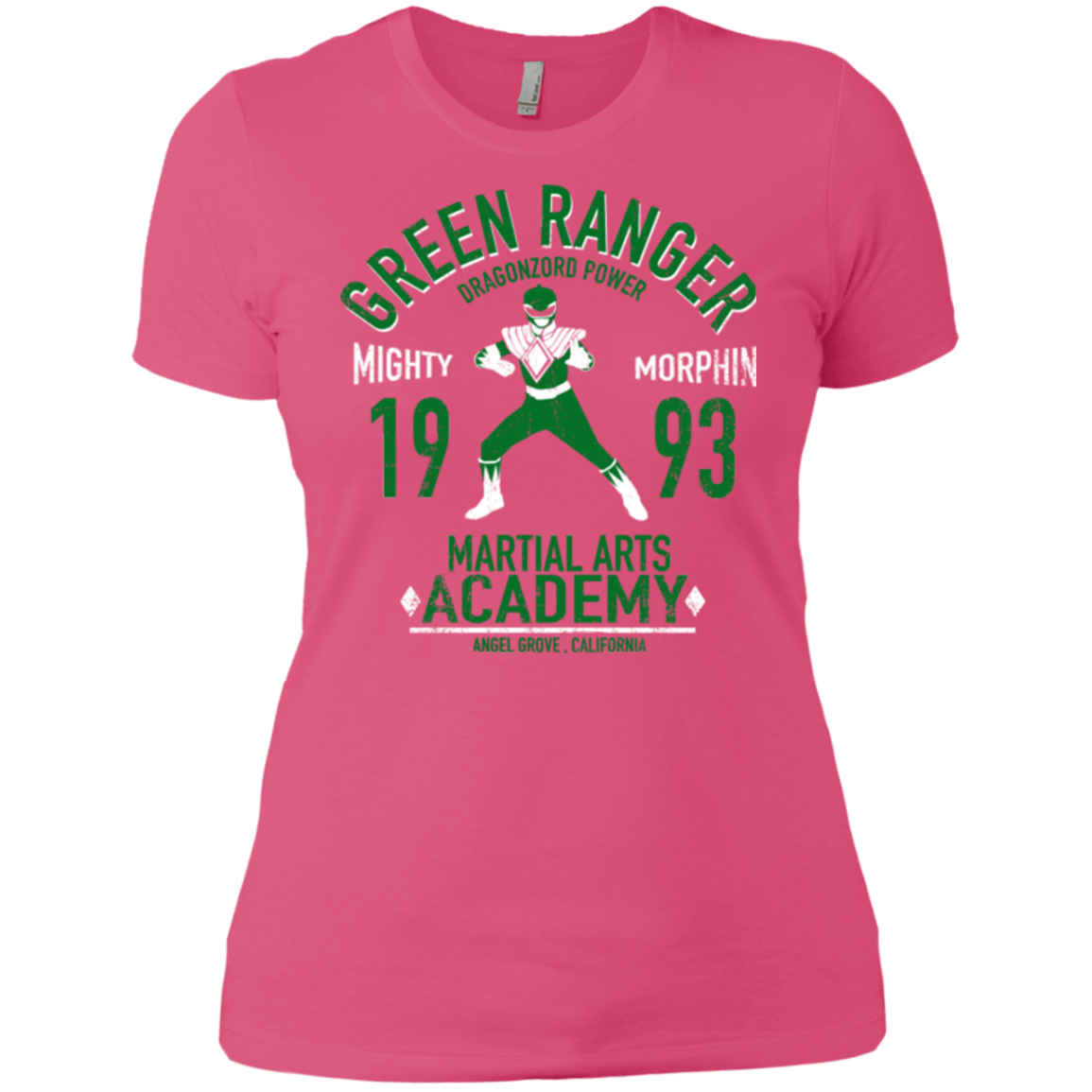 T-Shirts Hot Pink / X-Small Dragon Ranger (1) Women's Premium T-Shirt