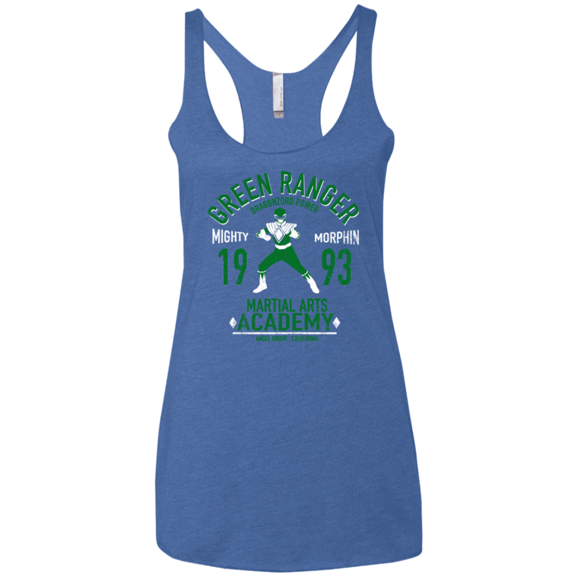 T-Shirts Vintage Royal / X-Small Dragon Ranger (1) Women's Triblend Racerback Tank
