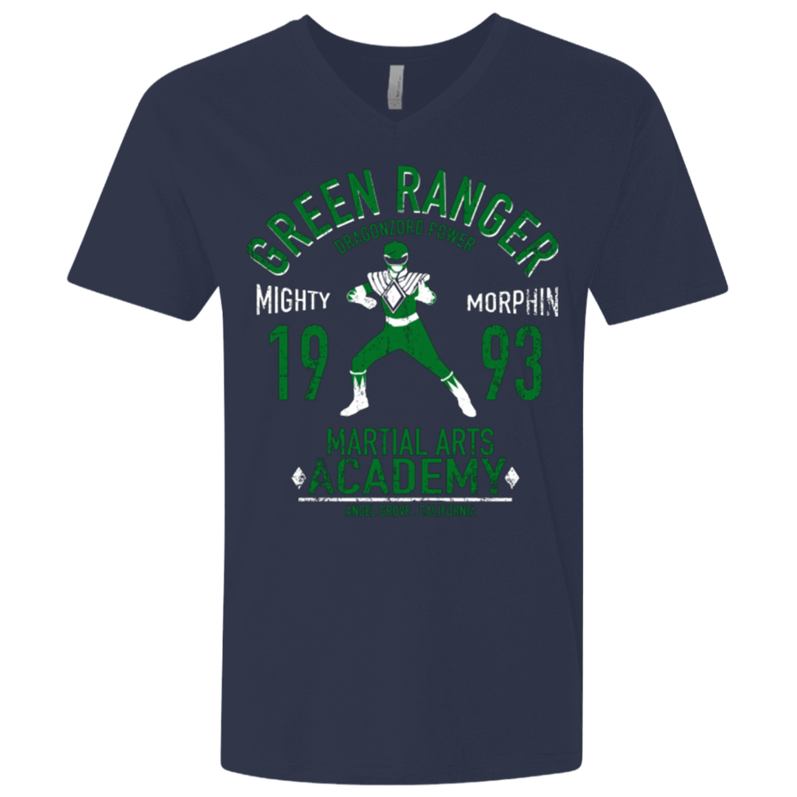 T-Shirts Midnight Navy / X-Small Dragon Ranger Men's Premium V-Neck