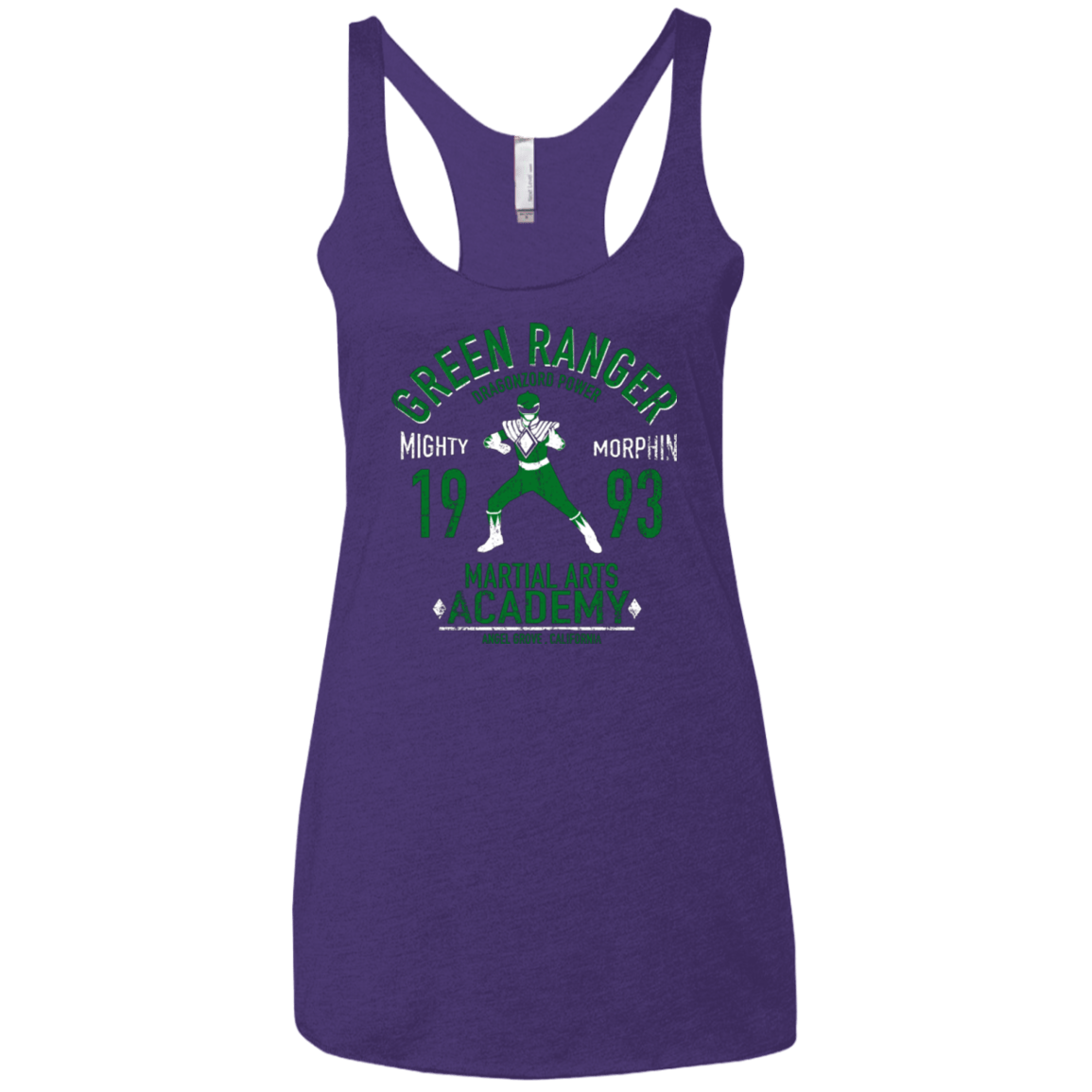 T-Shirts Purple / X-Small Dragon Ranger Women's Triblend Racerback Tank