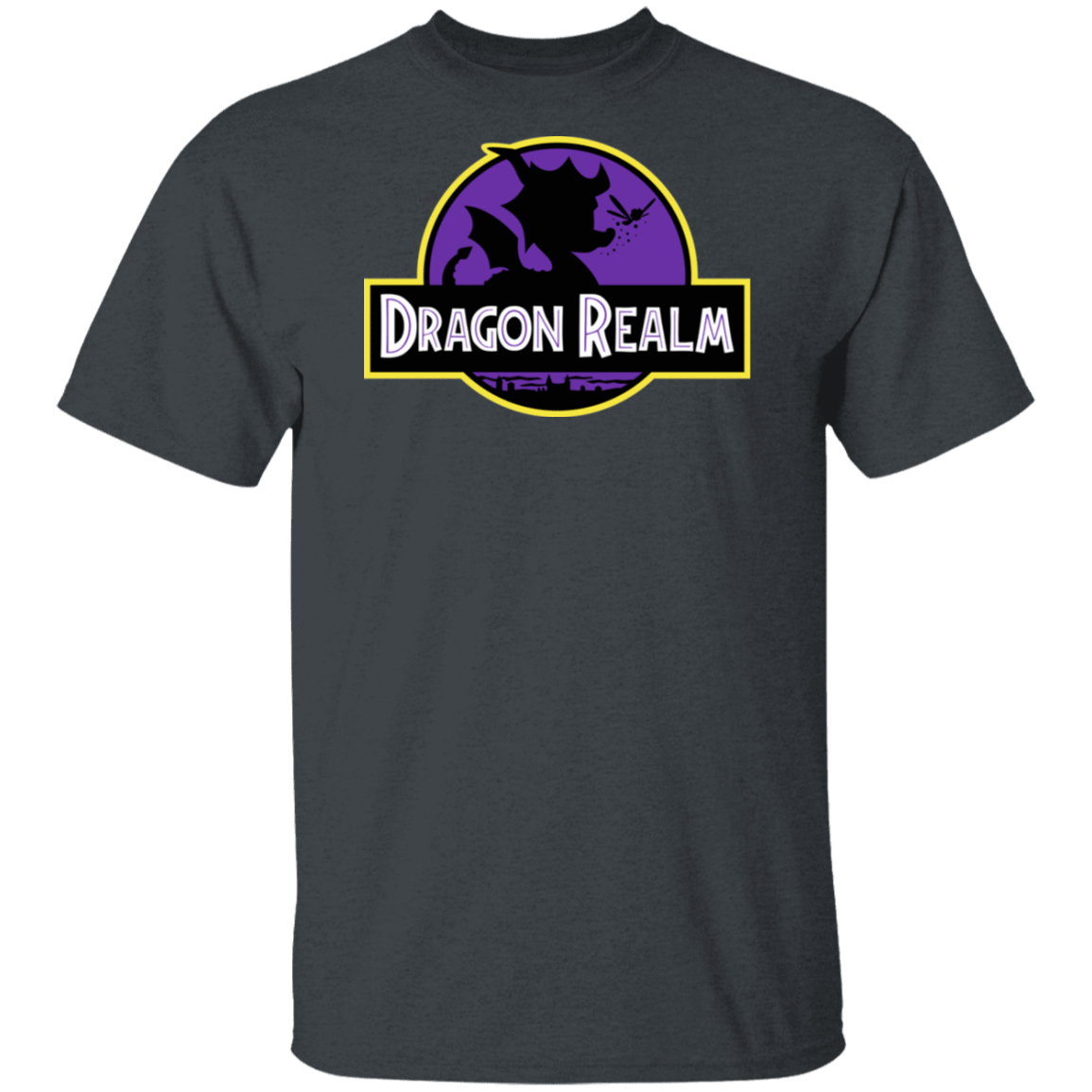 T-Shirts Dark Heather / S Dragon Realm Park T-Shirt