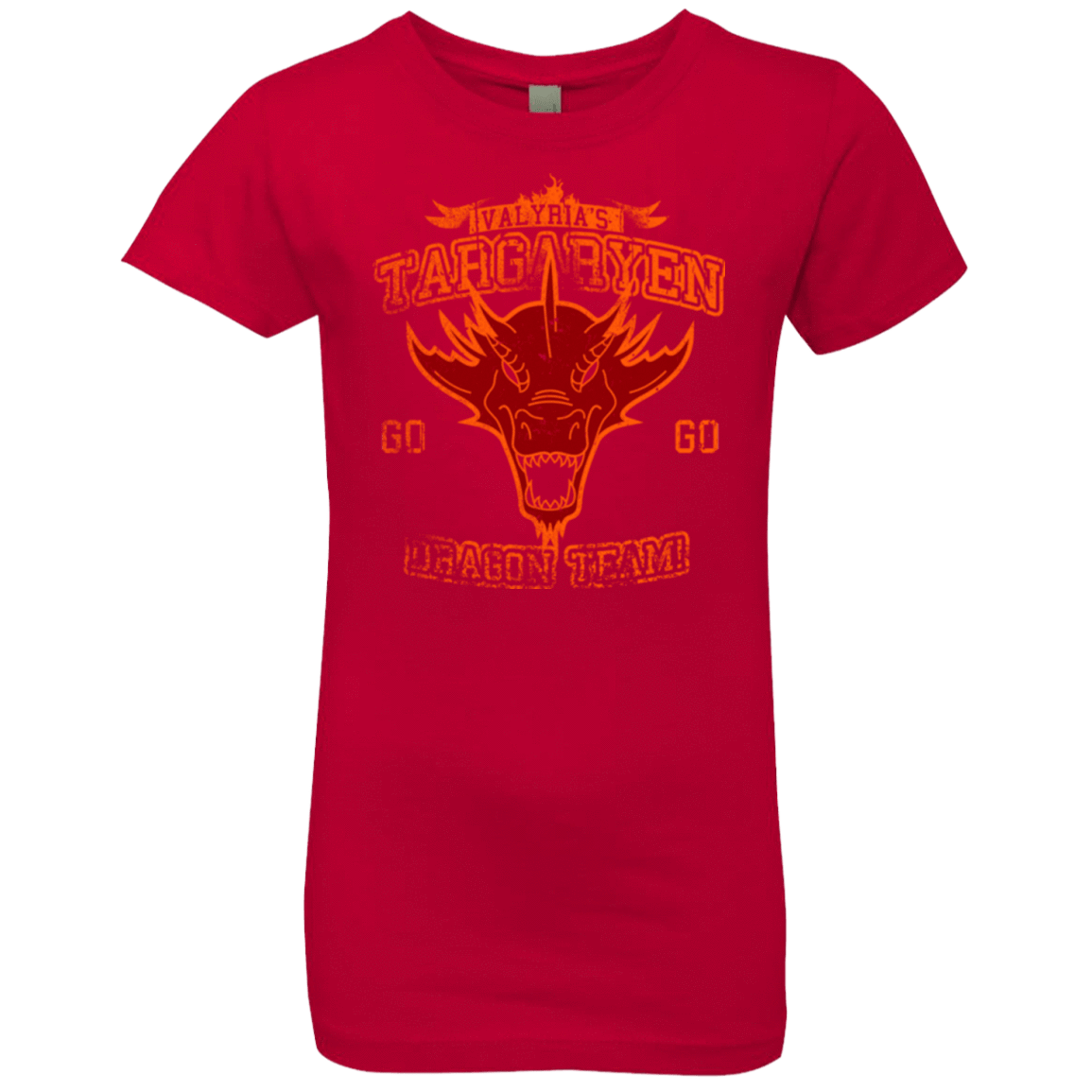 T-Shirts Red / YXS Dragon Team Girls Premium T-Shirt