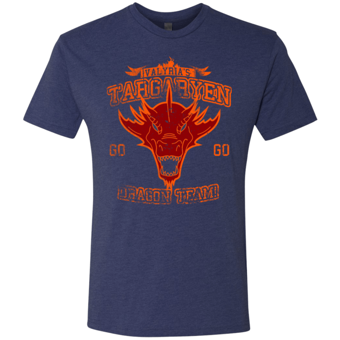 T-Shirts Vintage Navy / Small Dragon Team Men's Triblend T-Shirt