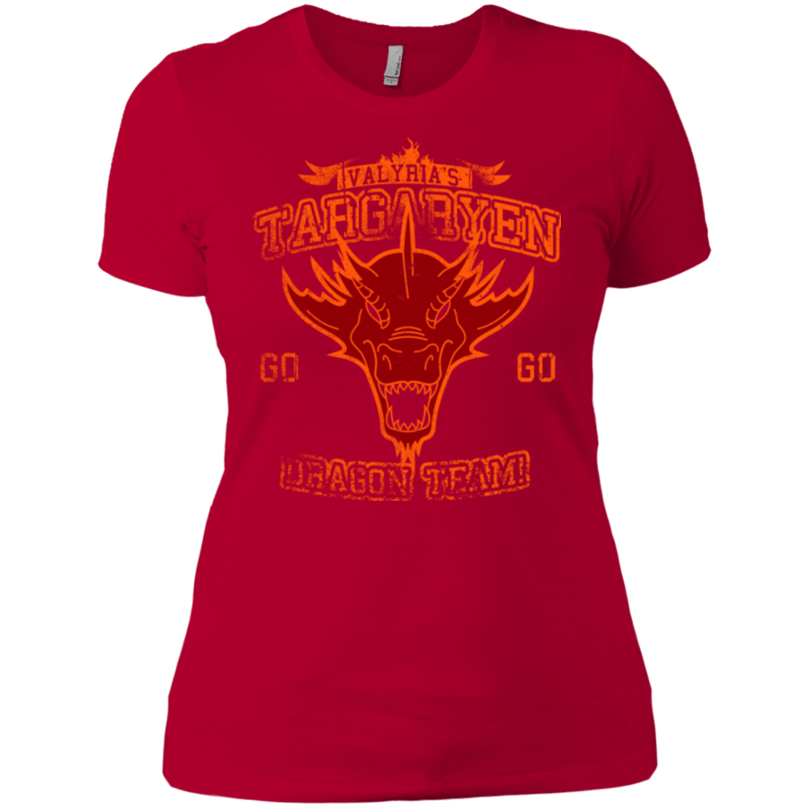 T-Shirts Red / X-Small Dragon Team Women's Premium T-Shirt