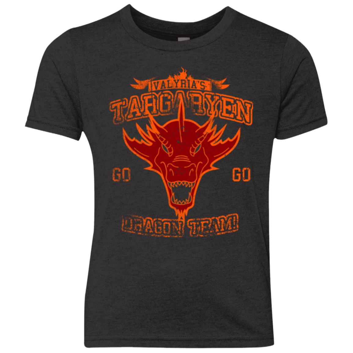 T-Shirts Vintage Black / YXS Dragon Team Youth Triblend T-Shirt