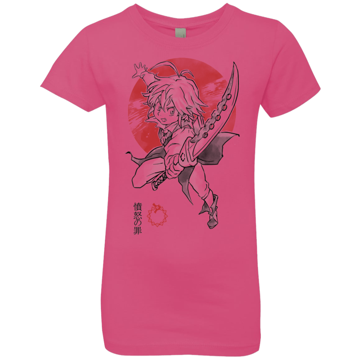 T-Shirts Hot Pink / YXS Dragon Wrath Girls Premium T-Shirt