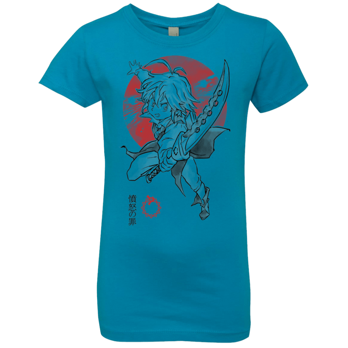 T-Shirts Turquoise / YXS Dragon Wrath Girls Premium T-Shirt