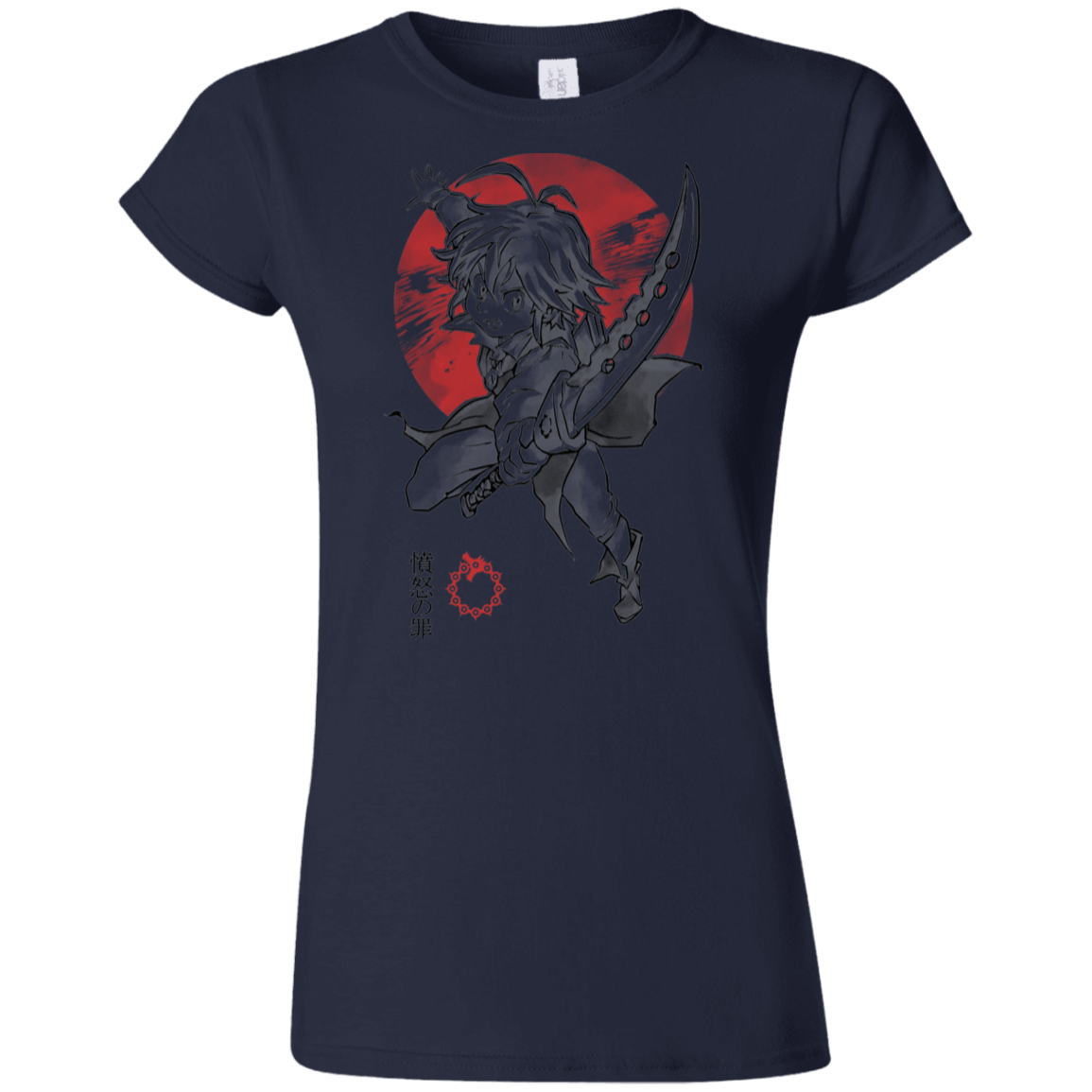 T-Shirts Navy / S Dragon Wrath Junior Slimmer-Fit T-Shirt