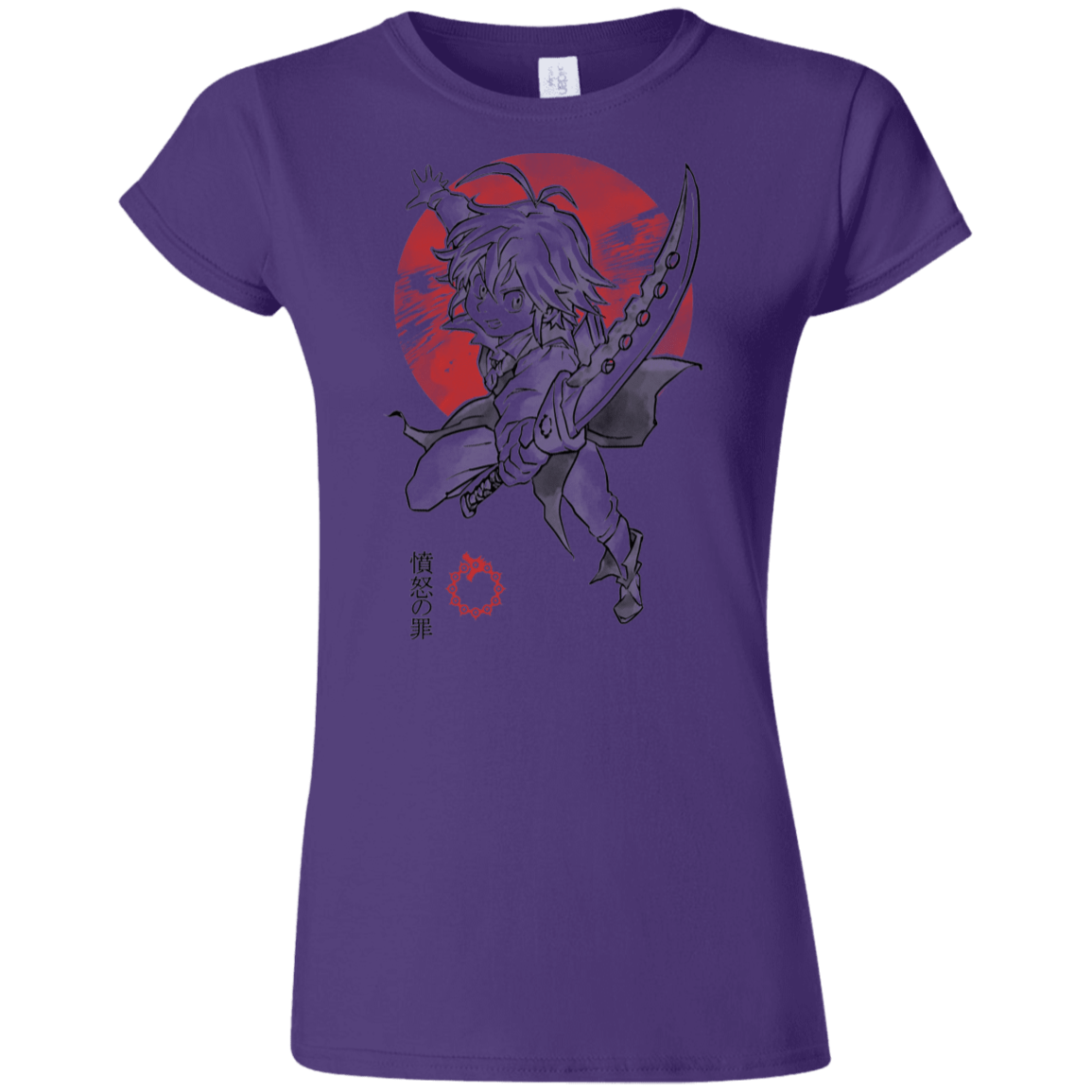 T-Shirts Purple / S Dragon Wrath Junior Slimmer-Fit T-Shirt
