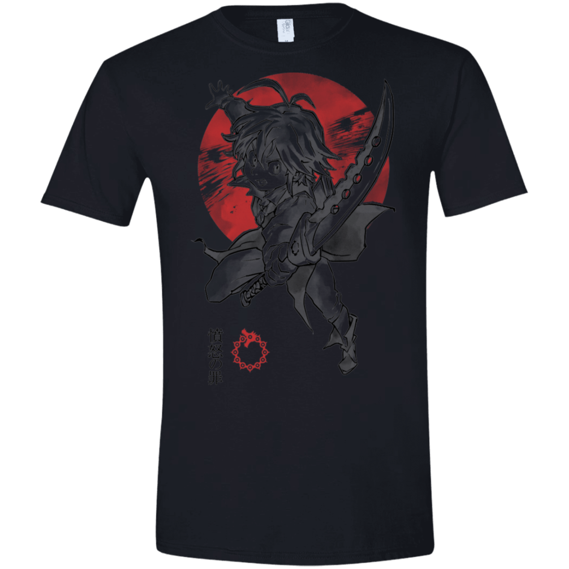 T-Shirts Black / X-Small Dragon Wrath Men's Semi-Fitted Softstyle