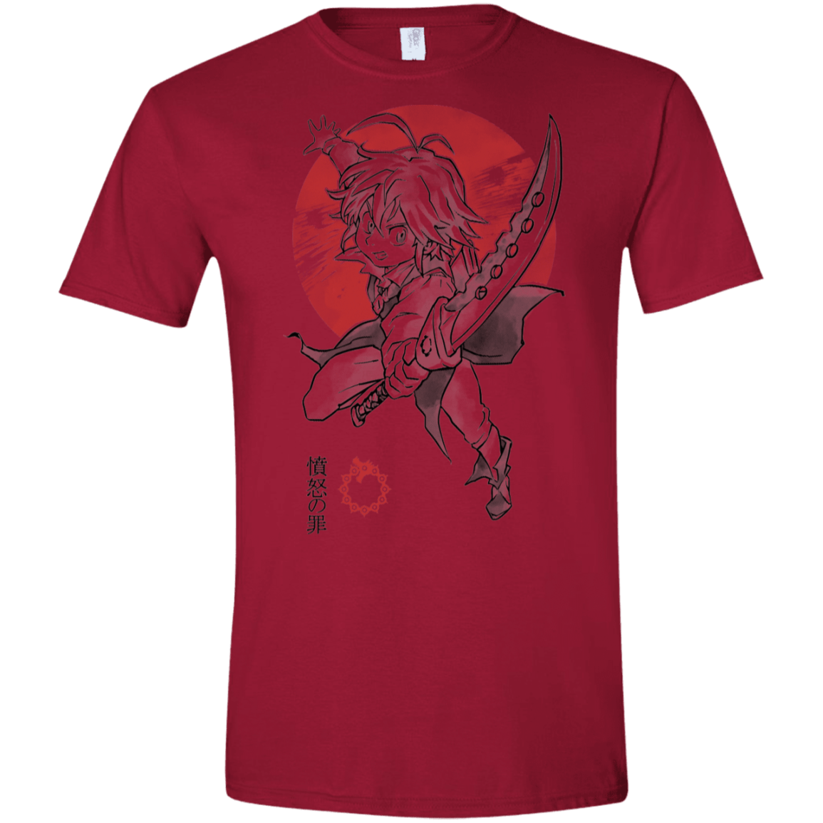 T-Shirts Cardinal Red / S Dragon Wrath Men's Semi-Fitted Softstyle