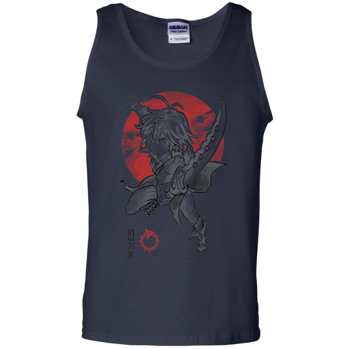 T-Shirts Navy / S Dragon Wrath Men's Tank Top