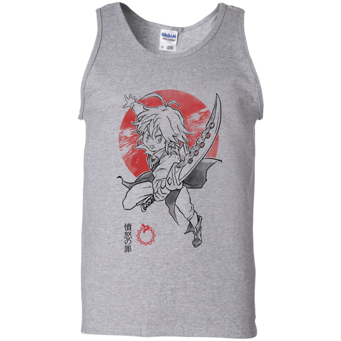T-Shirts Sport Grey / S Dragon Wrath Men's Tank Top