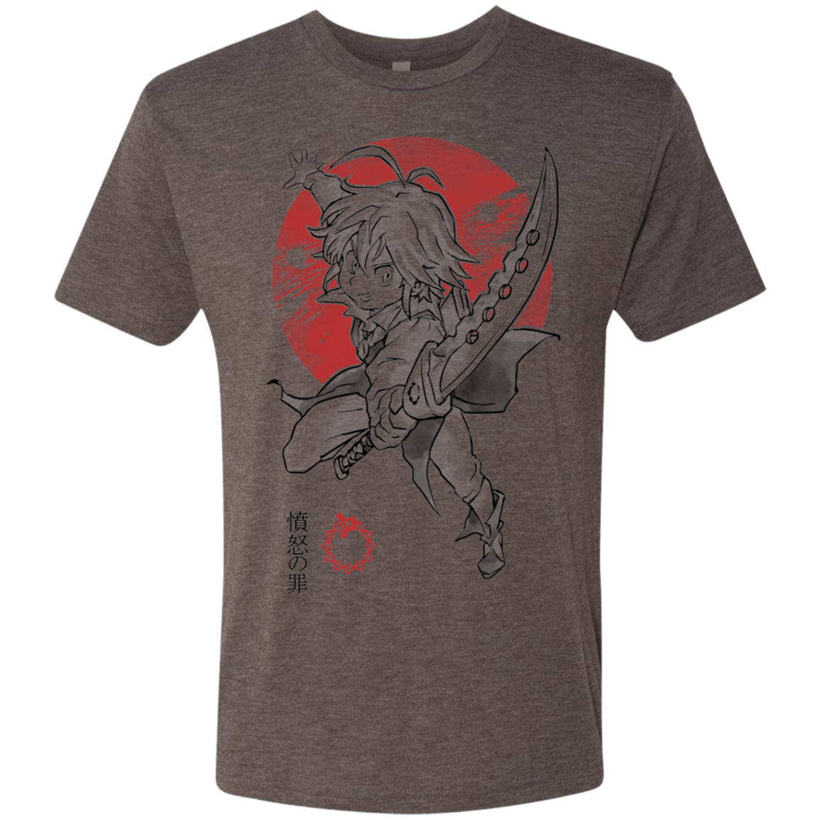 T-Shirts Macchiato / S Dragon Wrath Men's Triblend T-Shirt