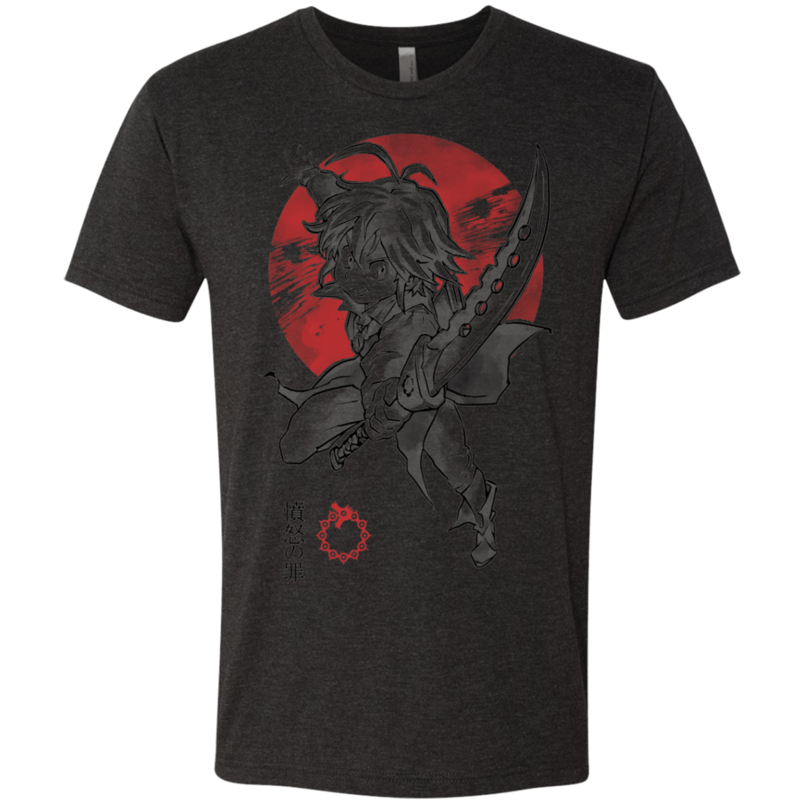 T-Shirts Vintage Black / S Dragon Wrath Men's Triblend T-Shirt