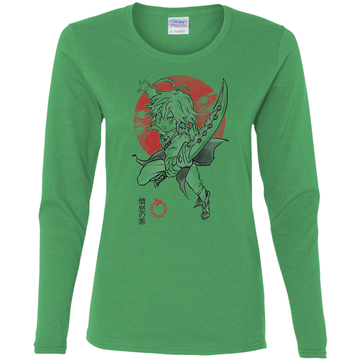 T-Shirts Irish Green / S Dragon Wrath Women's Long Sleeve T-Shirt