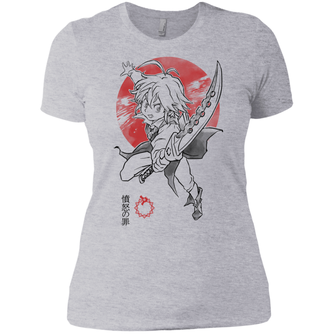 T-Shirts Heather Grey / X-Small Dragon Wrath Women's Premium T-Shirt