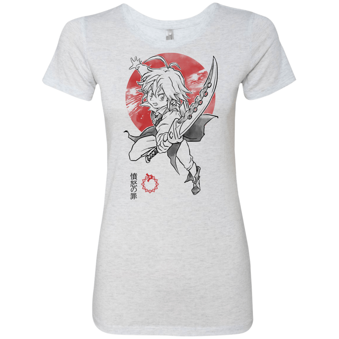 T-Shirts Heather White / S Dragon Wrath Women's Triblend T-Shirt