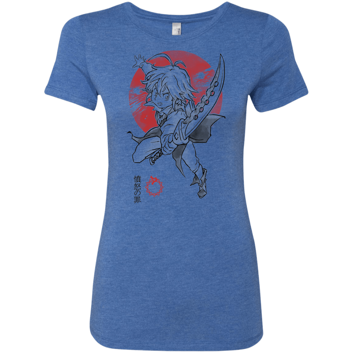 T-Shirts Vintage Royal / S Dragon Wrath Women's Triblend T-Shirt